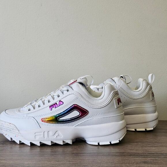 Fila Womens Disruptor II Pride Running Sneaker Size  6.5 NWT - Picture 1 of 8